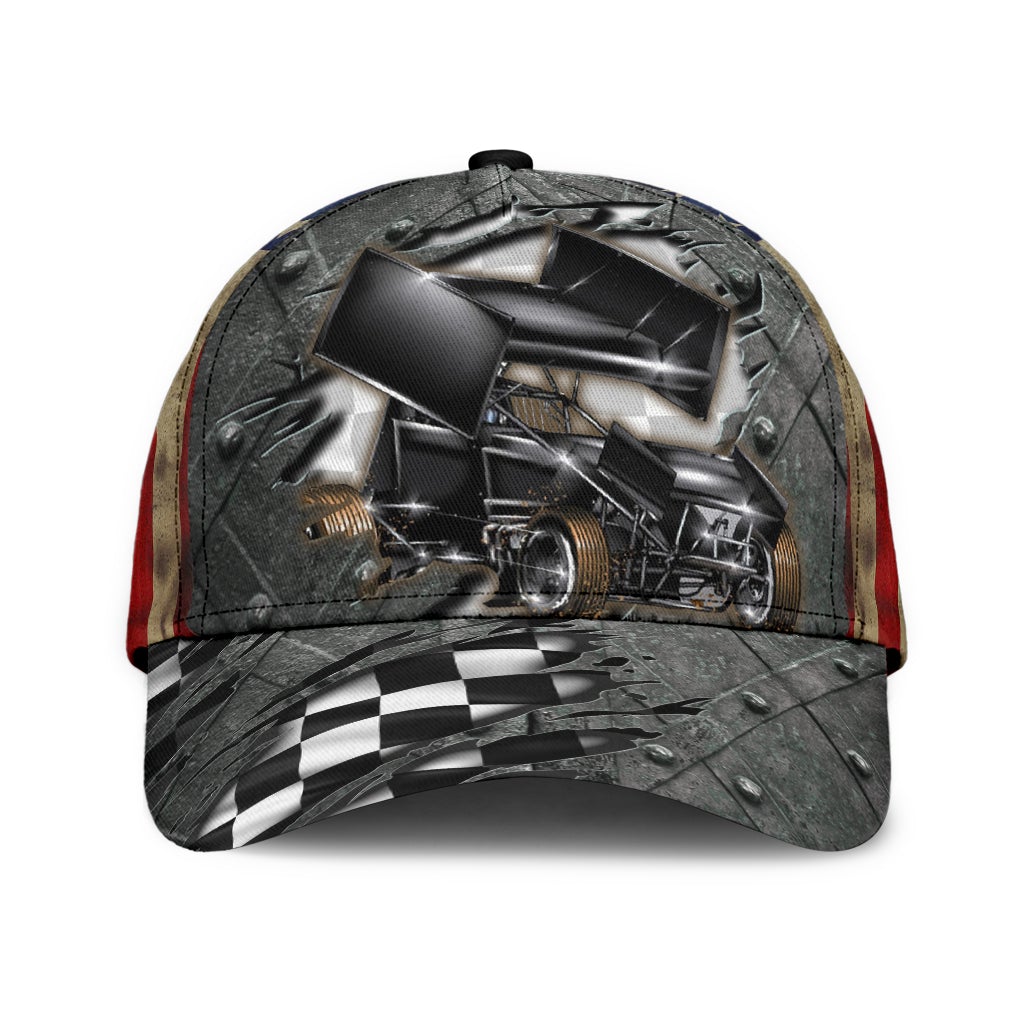 Crack Dirt Track Racing Classic Cap For Beach Outings Holidays And Thoughtful Everyday Style