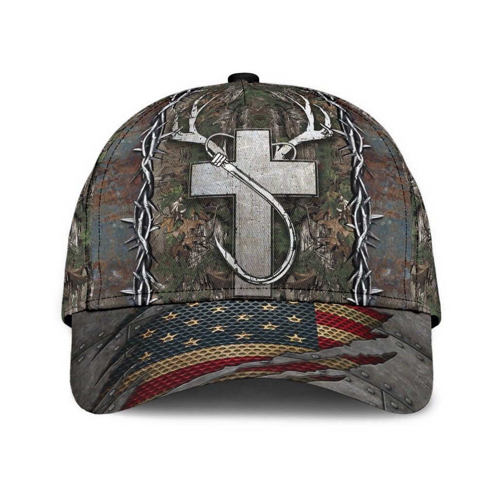Christian Hunting Fishing Lover Classic Cap For Vacation Style Outdoor Activities And Daily Comfort