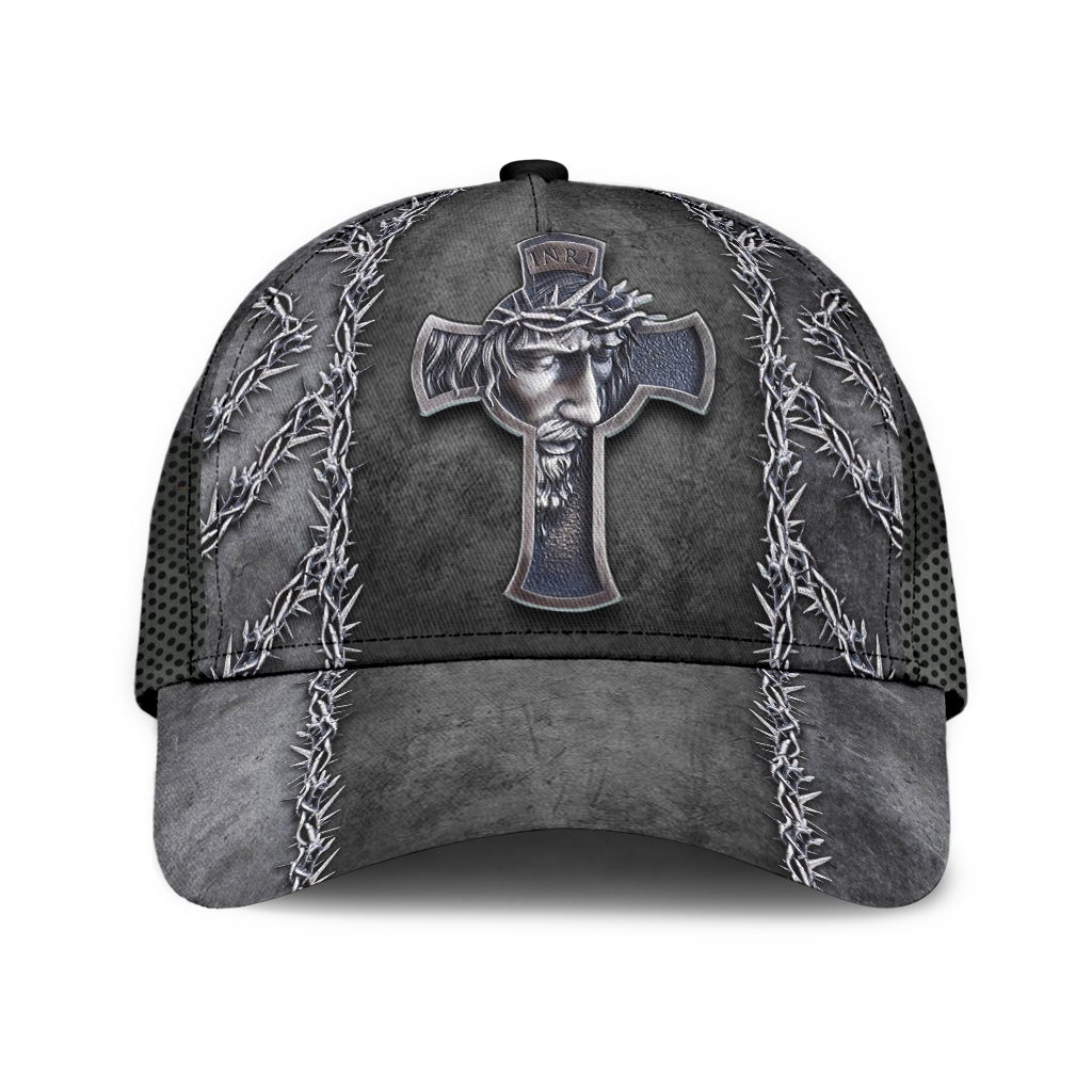 King Of The Jesus Cross Faith Classic Cap For Outdoor Travel Festivals And Relaxed Everyday Wear