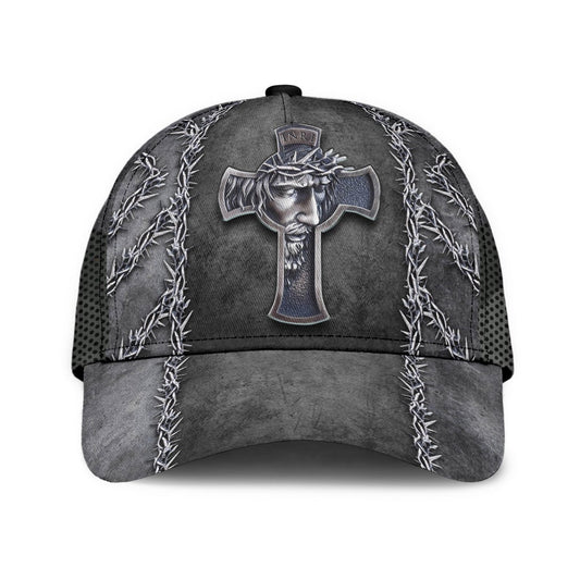 King Of The Jesus Cross Faith Classic Cap For Outdoor Travel Festivals And Relaxed Everyday Wear