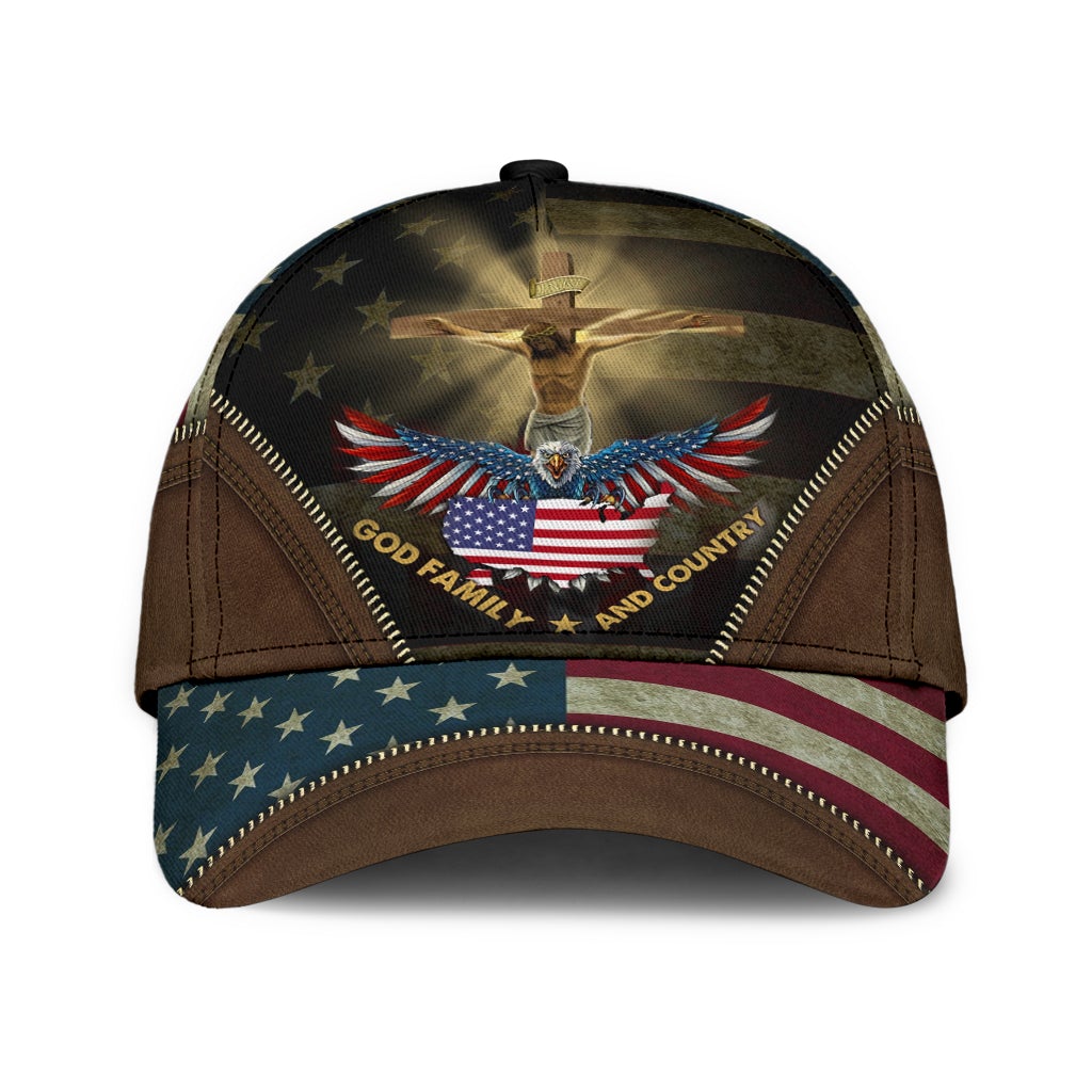 Faith Family Country American Classic Cap For Casual Events Beach Trips And Thoughtful Gifting