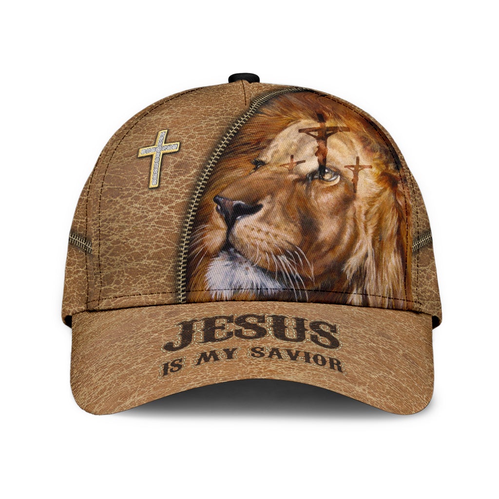 Believe In Faith Lion Classic Cap For Outdoor Events Beach Travel And Relaxed Daily Style
