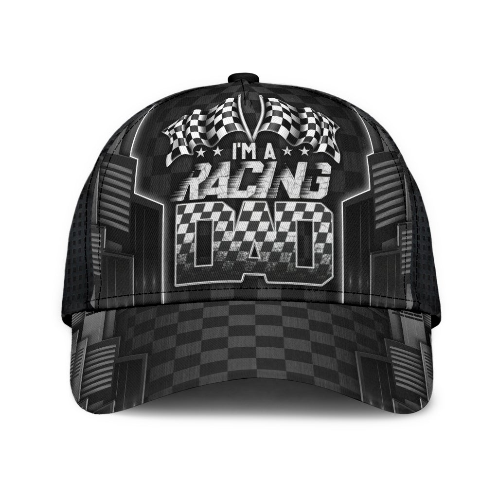 Racing Dad Pride Classic Cap For Outdoor Activities Weekend Trips And Casual Wear
