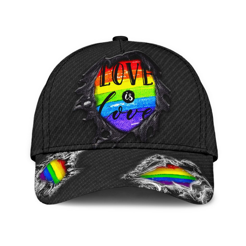 Love Is Love Pride Classic Cap For Outdoor Travel Festivals And Relaxed Everyday Wear