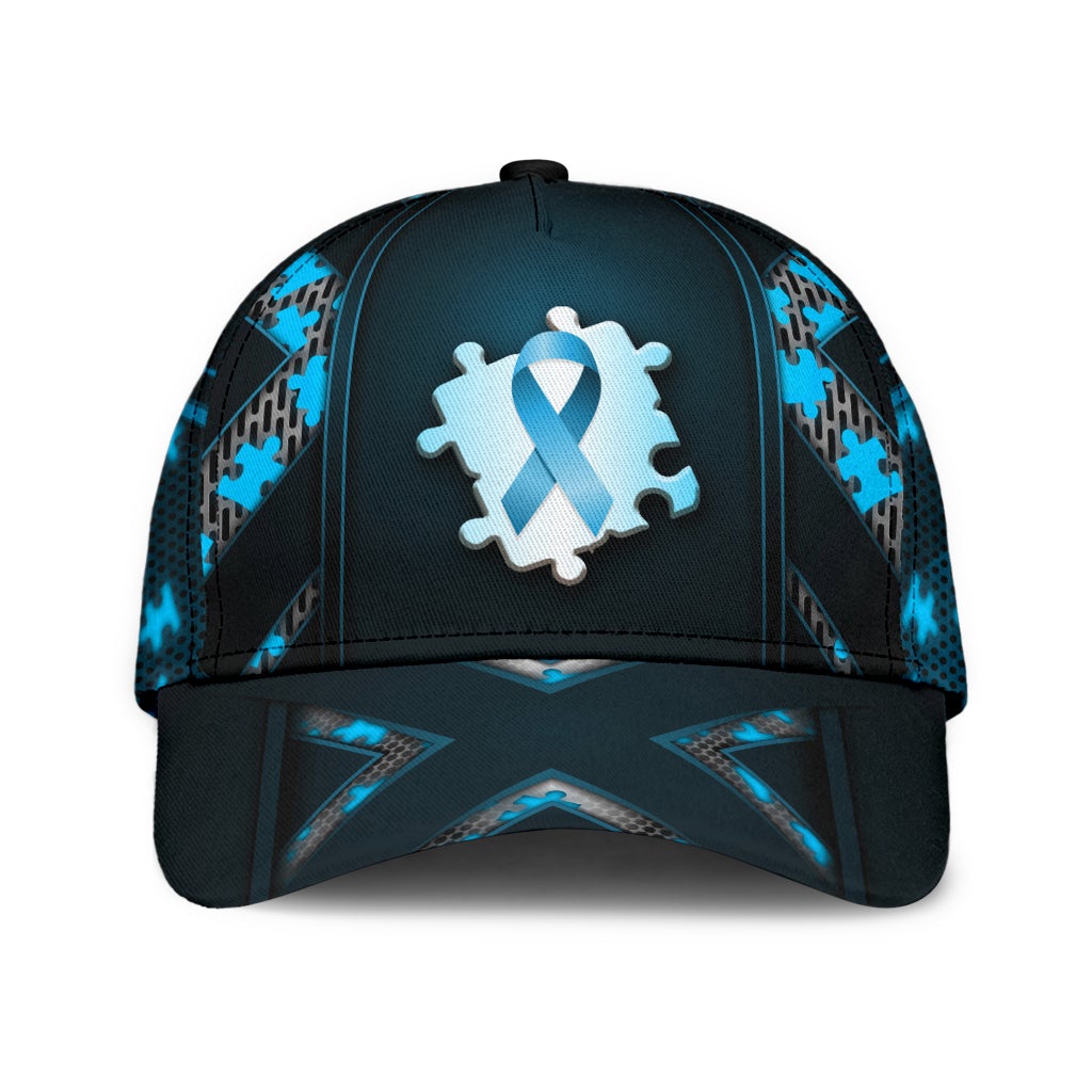 Autism Awareness Blue Support Classic Cap For Outdoor Travel Festivals And Relaxed Everyday Wear