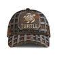Turtle Metal Pattern Classic Cap For Seasonal Events Outdoor Trips And Everyday Comfort