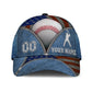Custom Zipper Baseball Personalized Name Number Classic Cap For Nature Lovers Travel And Casual Daily Styling