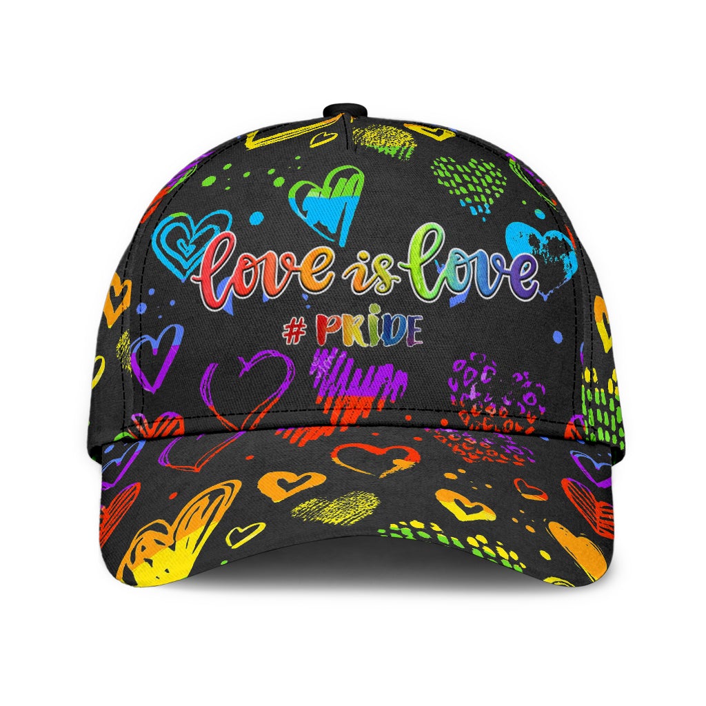 Love Is Love Pride Classic Cap For Beach Days Travel And Relaxed Everyday Outfits