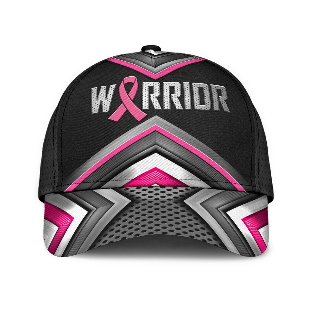 Breast Cancer Warrior Support Classic Cap For Relaxed Daily Style Vacations And Festival Wear