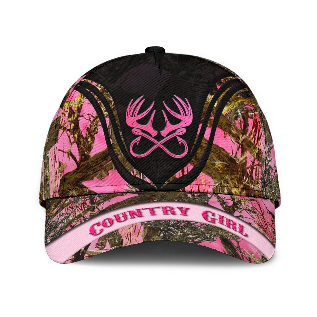 Fishing Hunting Country Girl Classic Cap For Weekend Adventures Festivals And Gift Giving