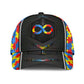 Autism Awareness Carbon Support Classic Cap For Travel Adventures Weekend Wear And Casual Style