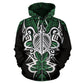 Green Hawaii Turtle Tribal Armor Hoodie For Beach Lovers Outdoor Activities And Thoughtful Gifts