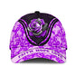 Fibromyalgia Awareness Rose Support Classic Cap For Casual Styling Holiday Travel And Weekend Adventures