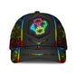 Autism Neon Flag Carbon Classic Cap For Daily Styling Weekend Travel And Outdoor Activities