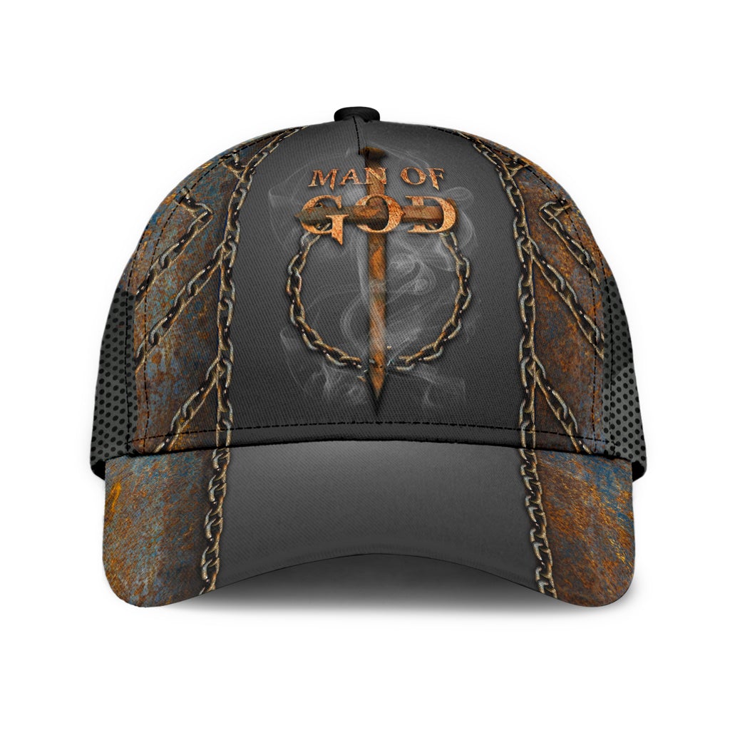 Man Of God Faith Inspiration Classic Cap For Beach Days Travel And Relaxed Everyday Outfits