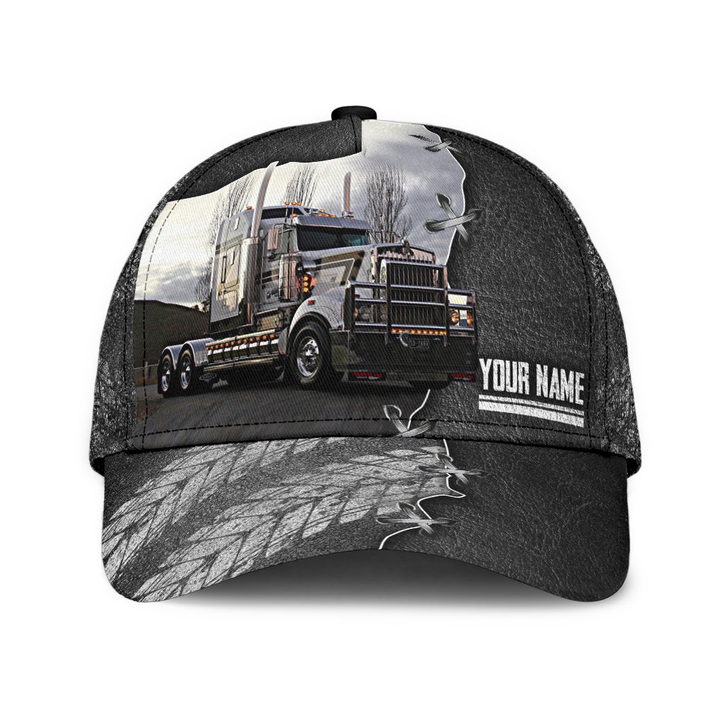 Custom Trucking Truck Driver Lifestyle Work Classic Cap For Everyday Accessories Vacations And Outdoor Fun