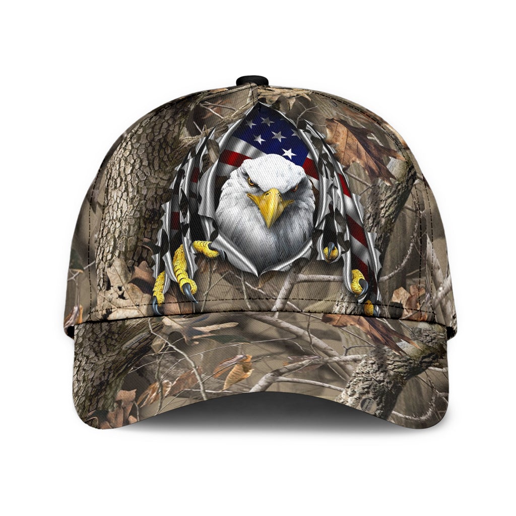Eagle Camo American Classic Cap For Beach Days Travel And Relaxed Everyday Outfits
