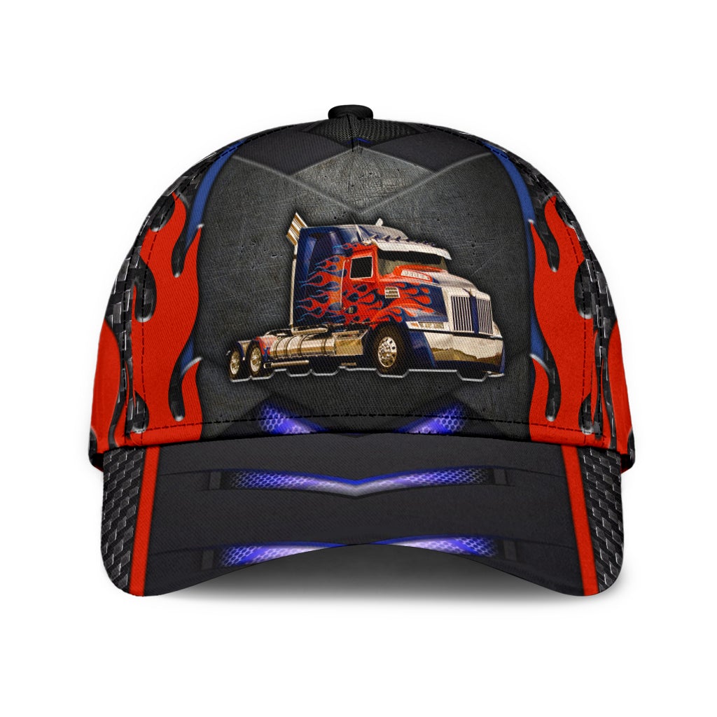Cool Truck Driver Lifestyle Road Life Classic Cap For Seasonal Outings Outdoor Adventures And Daily Wear