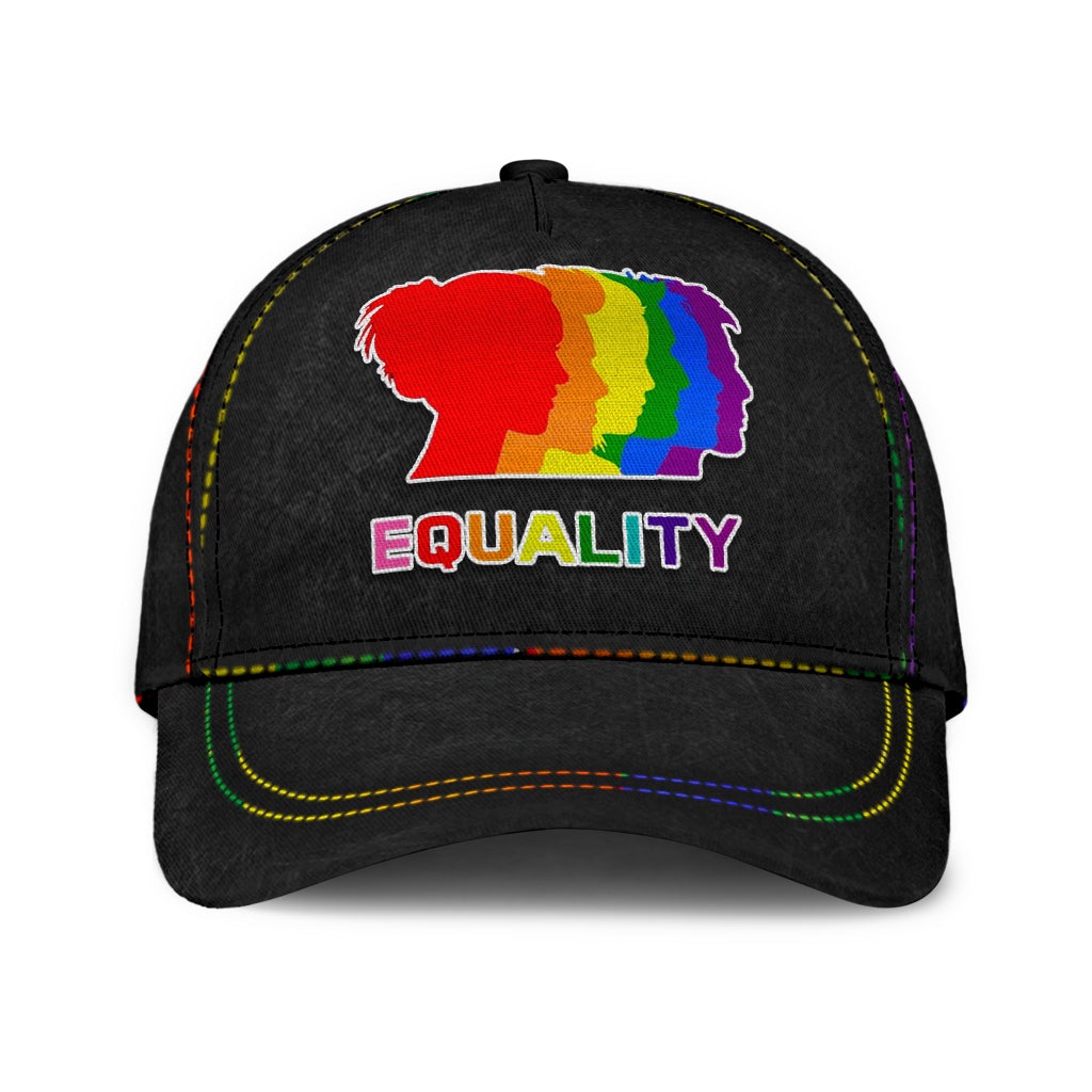 Pride Equality Message Classic Cap For Summer Vacations Parties And Outdoor Events