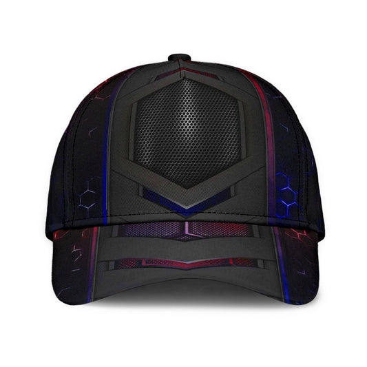 Carbon Pattern Modern Texture Classic Cap For Outdoor Travel Festivals And Relaxed Everyday Wear