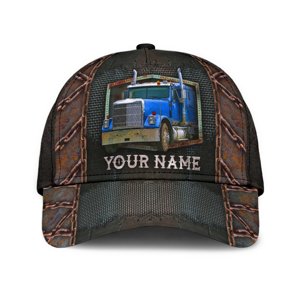 Custom Iron Truck Driver Lifestyle Workwear Classic Cap For Relaxed Daily Style Vacations And Festival Wear