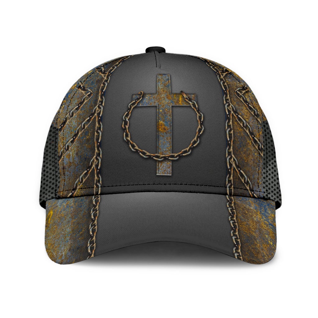Jesus Cross Thorn Crown Faith Classic Cap For Beach Outings Holidays And Thoughtful Everyday Style