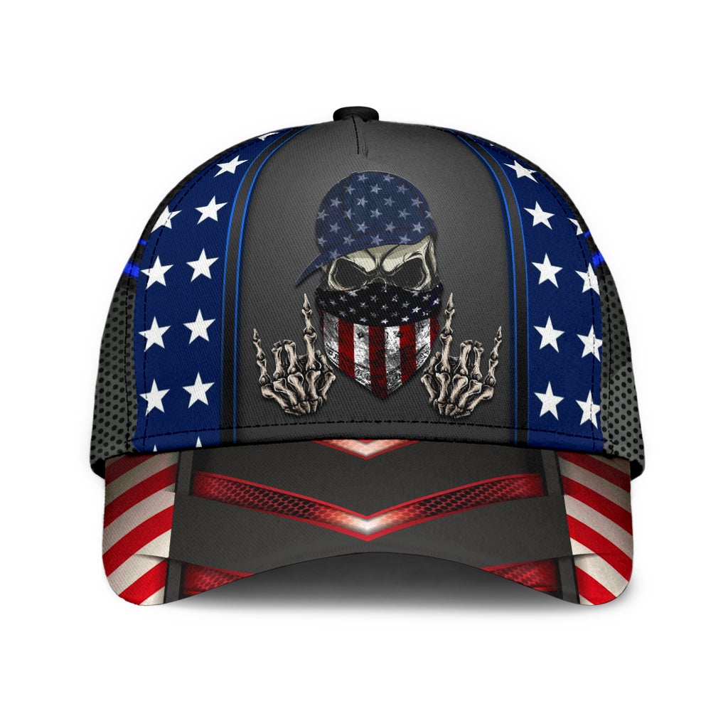 Skull Rock American Classic Cap For Relaxed Outfits Outdoor Events And Holiday Trips