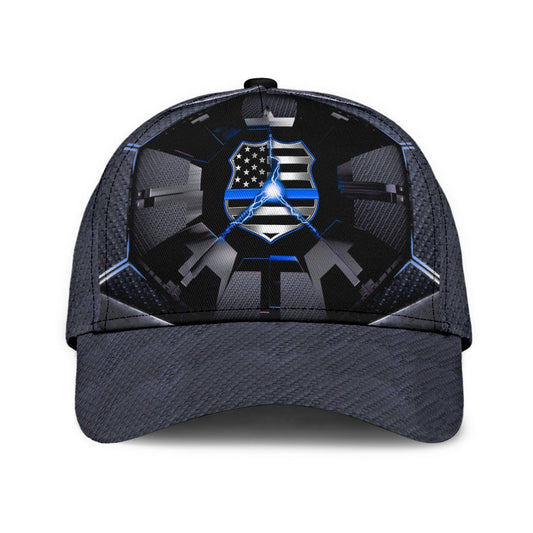 Back The Blue Hexagonal Police Classic Cap For Casual Styling Holiday Travel And Weekend Adventures