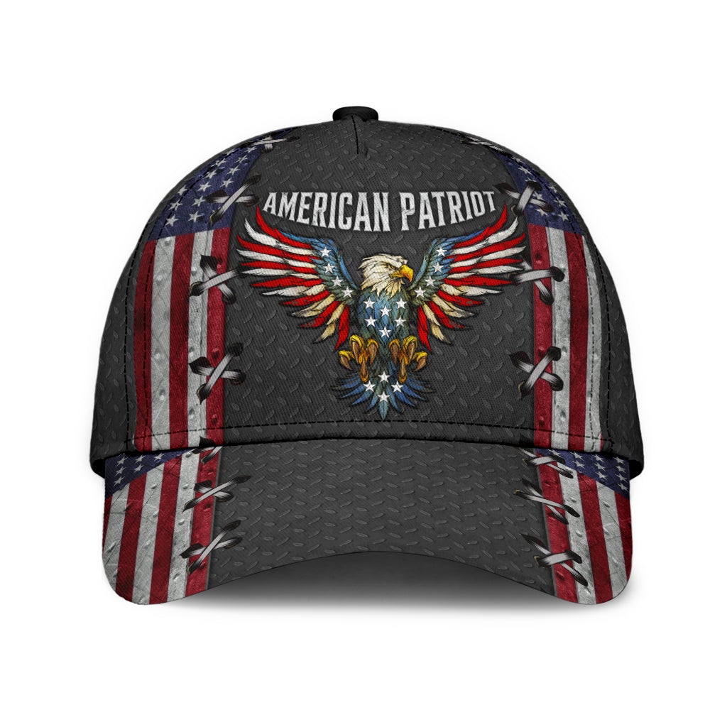 American Eagle Pride Patriot Classic Cap For Casual Outfits Vacations And Everyday Styling