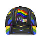 Pride Smoke Flag Fishing Classic Cap For Summer Vacations Parties And Outdoor Events