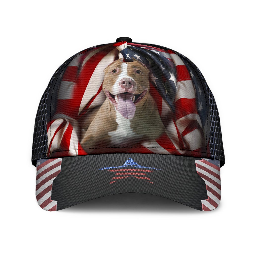 American Pitbull Strong Dog Classic Cap For Vacation Style Outdoor Activities And Daily Comfort