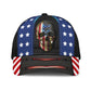 American Skull Carbon Pattern Classic Cap For Everyday Accessories Vacations And Outdoor Fun