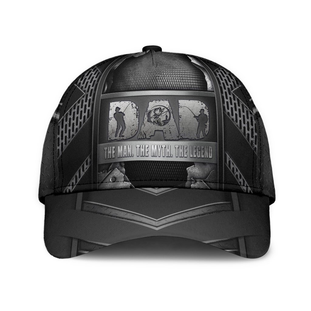 Fishing Dad Best Gift For Fathers Classic Cap For Everyday Outfits Coastal Travel And Gift Giving