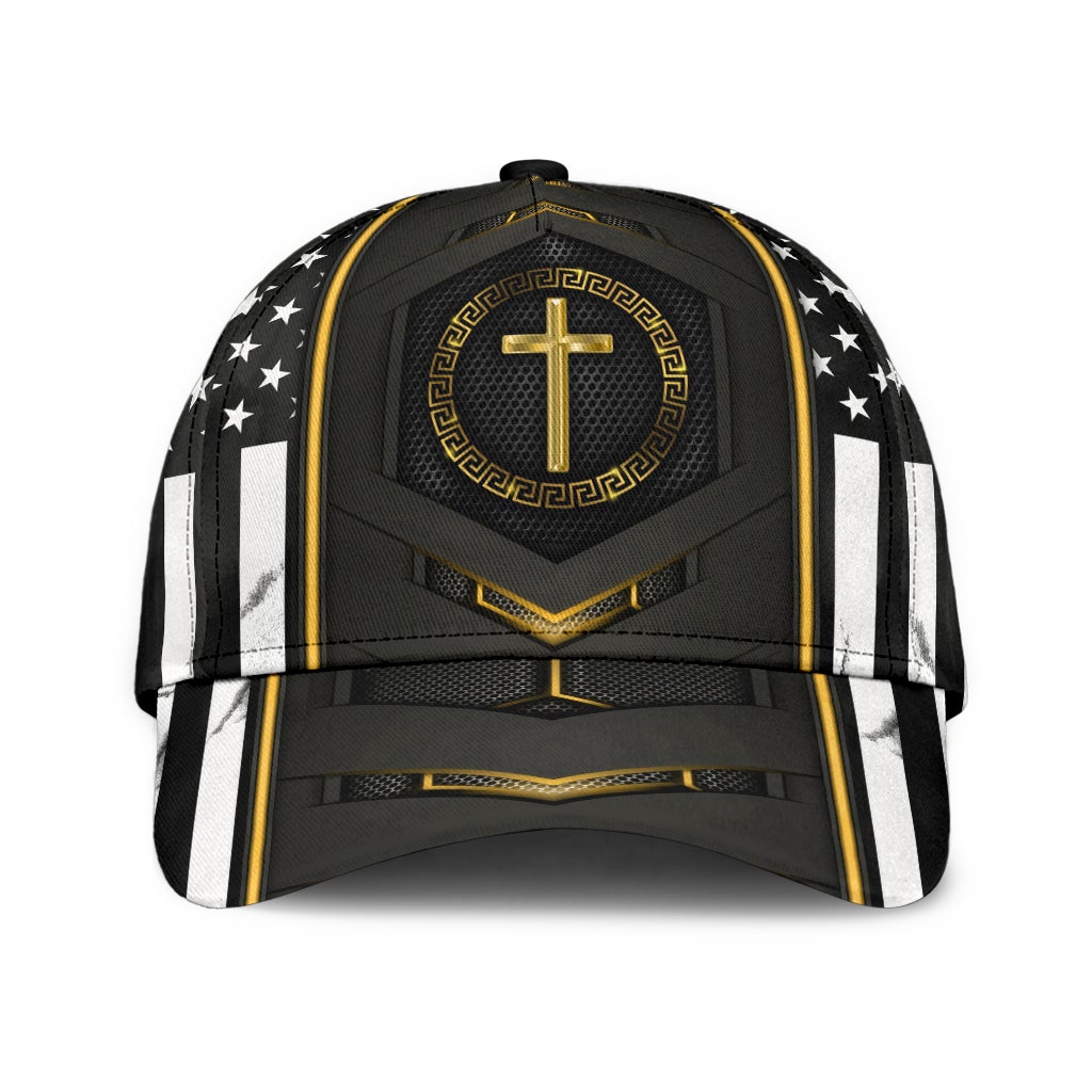 Faith Gold Flag Carbon American Classic Cap For Holiday Trips Daily Outfits And Thoughtful Gifting