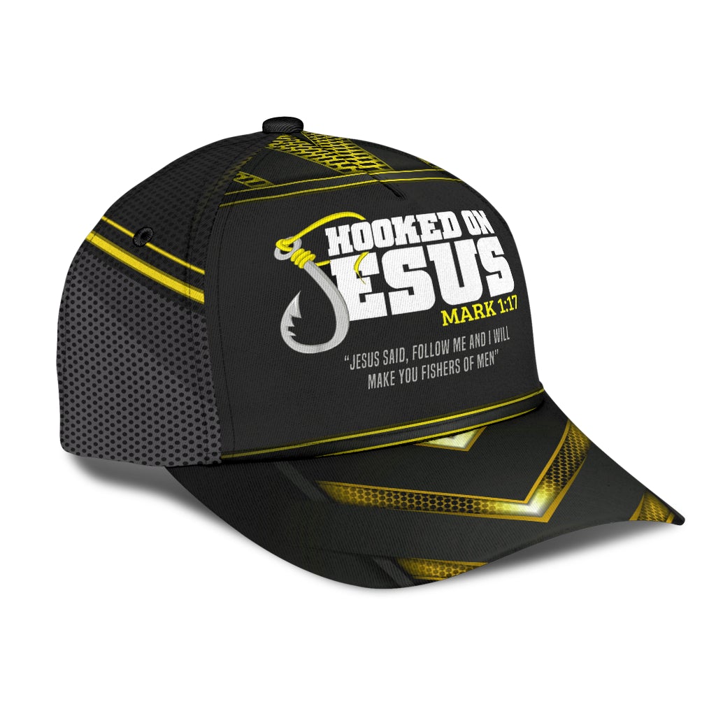 Faith Fishing Hooked Message Classic Cap For Summer Activities Vacations And Comfortable Daily Wear