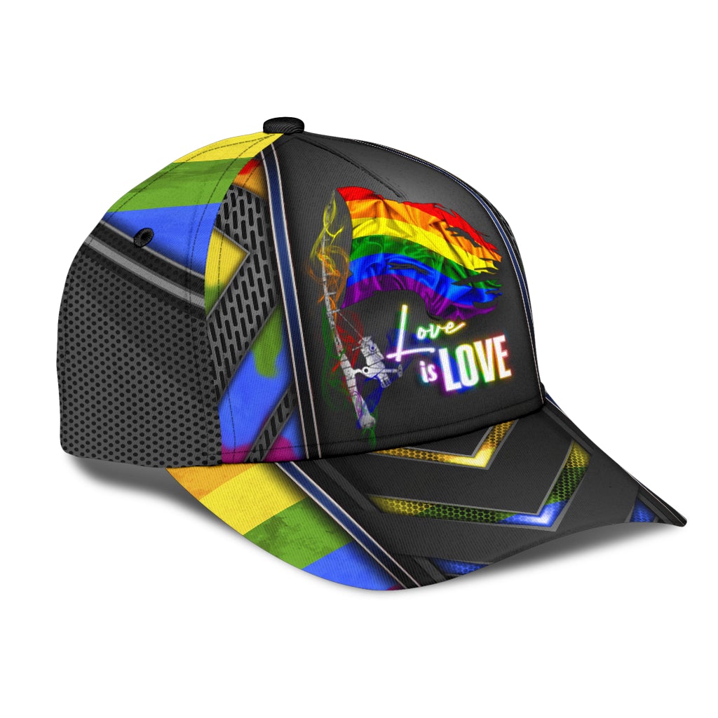 Pride Smoke Flag Fishing Classic Cap For Summer Vacations Parties And Outdoor Events