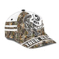 Custom Name T Rex Dinosaur Camo Classic Cap For Comfortable Daily Wear Travel And Weekend Outings