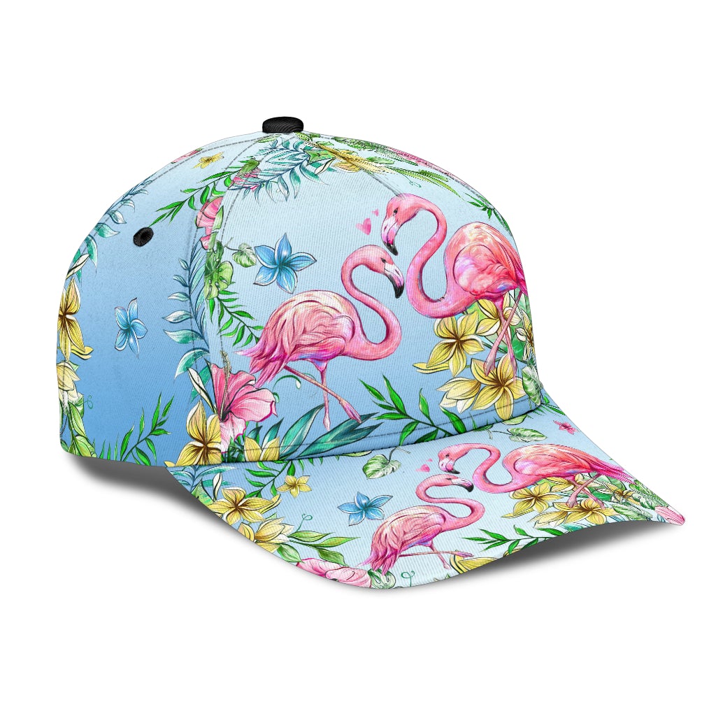 Flamingo Tropical Pattern Classic Cap For Outdoor Adventures Festivals And Casual Wear