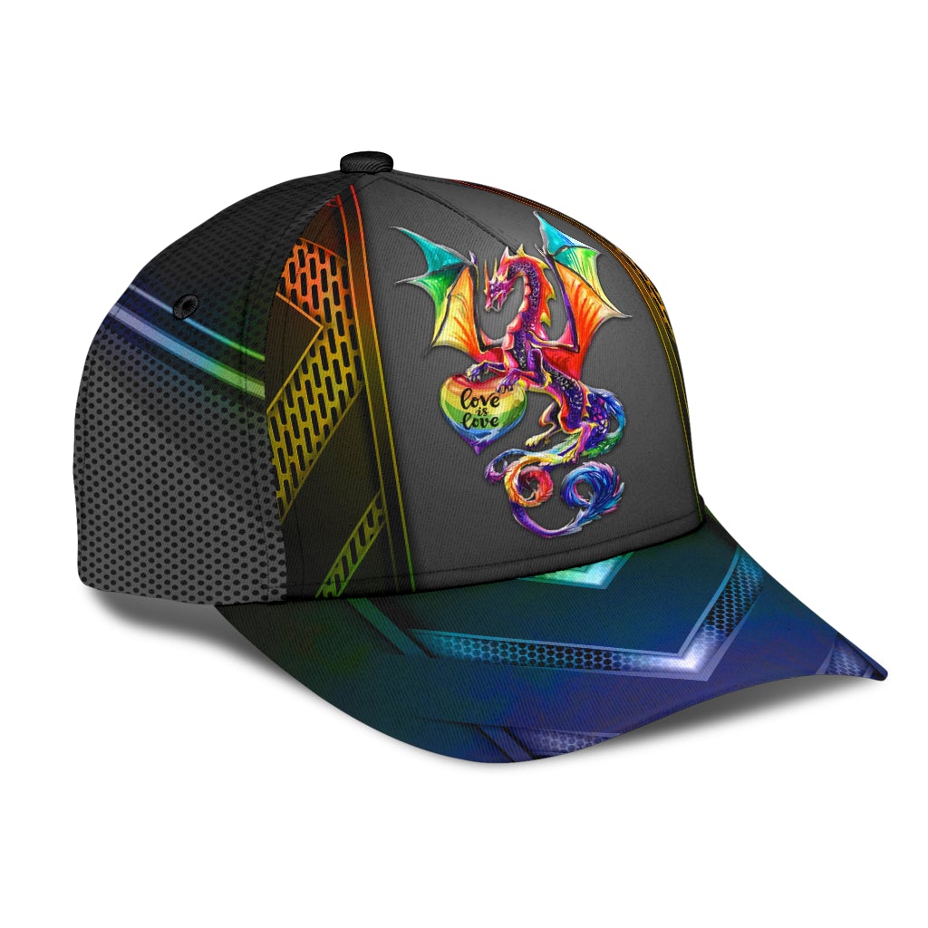 LGBT Dragon Pride Fantasy Classic Cap For Holiday Adventures Parties And Comfortable Styling