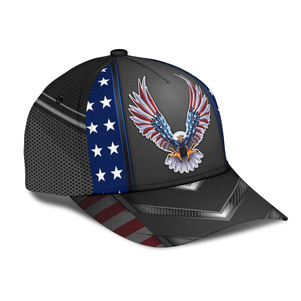 Eagle American Flag Freedom Classic Cap For Coastal Trips Outdoor Activities And Gift Giving