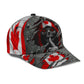 Skull Canada Flag Classic Cap For Festivals Vacations Outdoor Fun And Daily Comfort