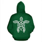 Hawaii Turtle Warrior Hoodie For Ocean Themed Events Holidays And Gift Ideas