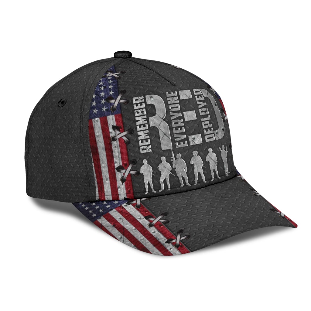 American Veteran Red Friday Classic Cap For Relaxed Daily Style Vacations And Festival Wear