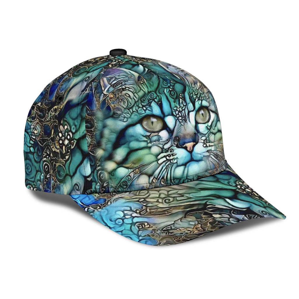 Mystic Cat Fantasy Spirit Classic Cap For Vacation Style Outdoor Activities And Daily Comfort