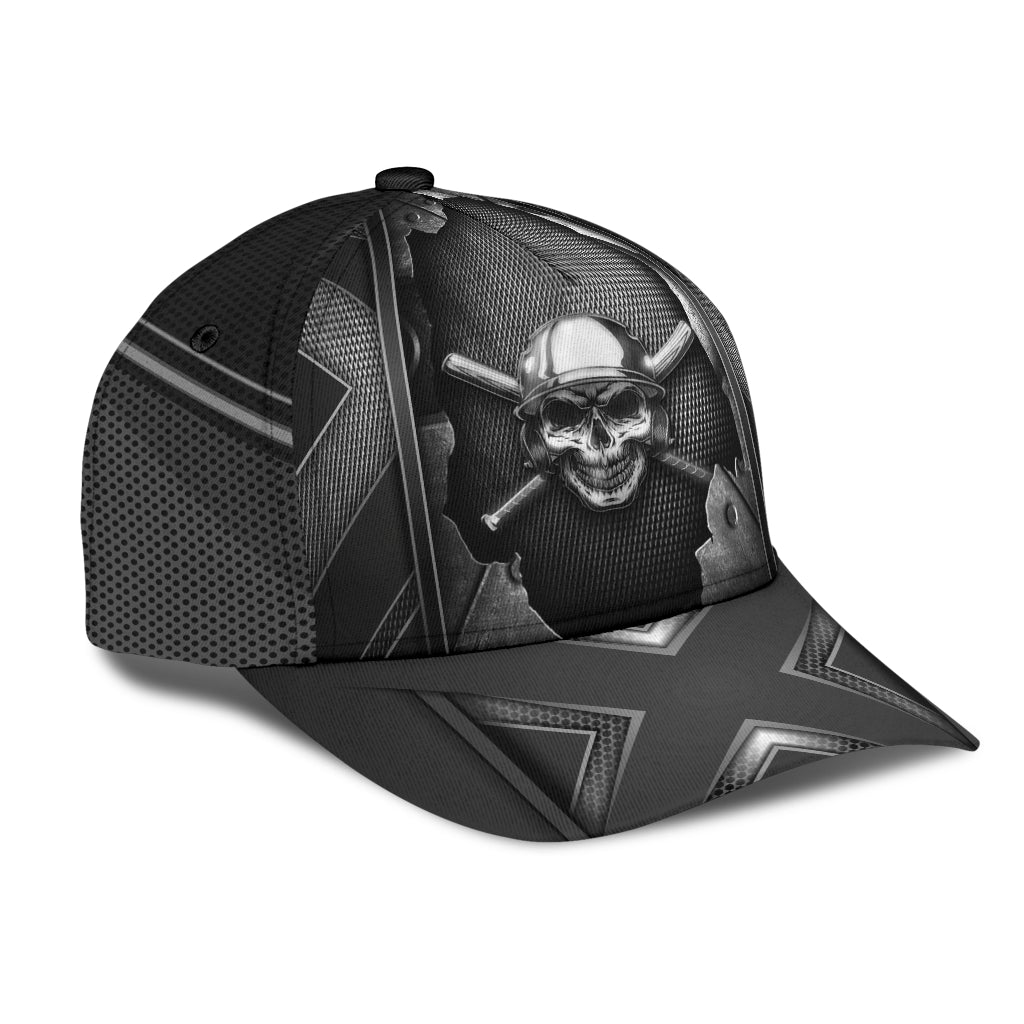 Skull Baseball Helmet Classic Cap For Beach Outings Holidays And Thoughtful Everyday Style