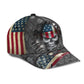 Cowboy Skull American Flag Classic Cap For Beach Outings Holidays And Thoughtful Everyday Style