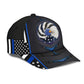 Blue God Bless America Eagle Classic Cap For Outdoor Adventures Festivals And Casual Wear