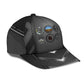Pilot Silver Pattern Aviation Classic Cap For Outdoor Activities Weekend Trips And Casual Wear