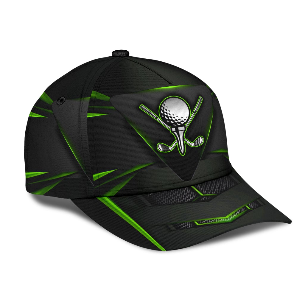 Golf Green Light Carbon Classic Cap For Casual Adventures Parties And Seasonal Styling