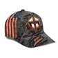Faith Cross US Flag Classic Cap For Outdoor Travel Parties And Thoughtful Holiday Gifting